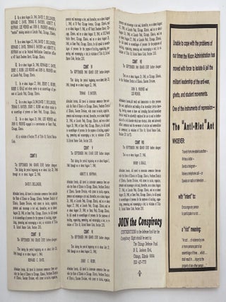 Original Conspiracy Eight “Anti-Riot Act” Pamphlet