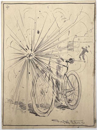 Group of Four Original Cartoon Panels for Puck Magazine, circa 1894