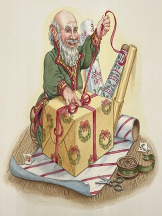 Original Elf Illustration from The Story of Santa Claus, 1993