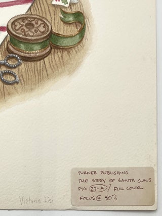 Original Elf Illustration from The Story of Santa Claus, 1993