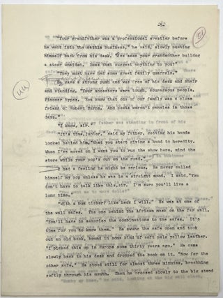 Original “Junior Partner” Typescript, Fantastic Stories, Sept., 1962