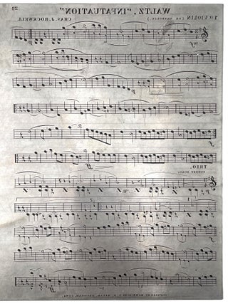 Large Printing Plate: Waltz “Infatuation”, 1913
