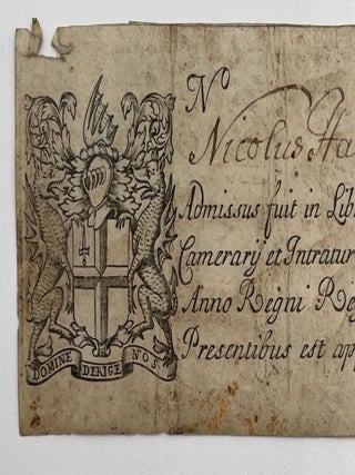 Freedom from Apprenticeship, 1706