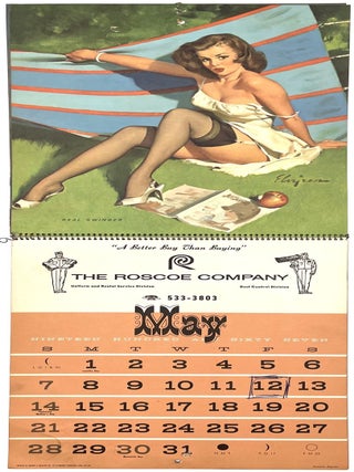 American Beauties 1967 Pin-Up Calendar