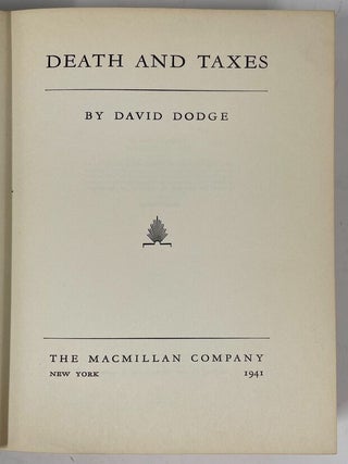 Death and Taxes