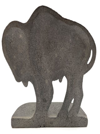 Cast Metal Bookends Depicting Buffalo