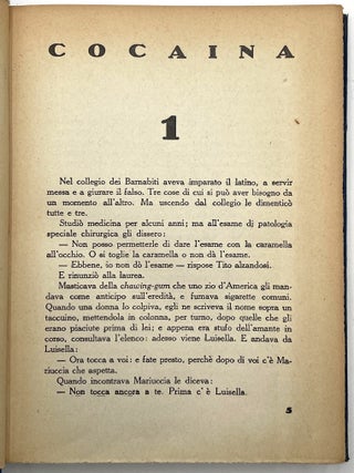 Cocaina Romanzo
