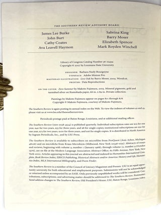 The Southern Review, Vol. 43 No. 4 Autumn, 2007