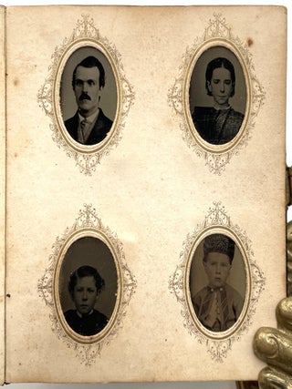 Photo Album Containing 96 “Gem” Tintypes, circa 1870