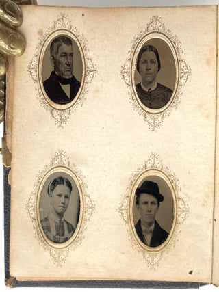 Photo Album Containing 96 “Gem” Tintypes, circa 1870