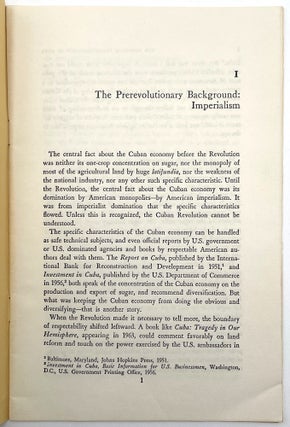 Cuba and Imperialism