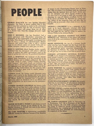 The Cross and the Flag. Vol. 27, No. 12. March, 1969