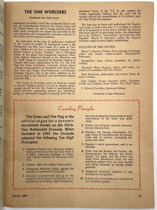 The Cross and the Flag. Vol. 27, No. 12. March, 1969