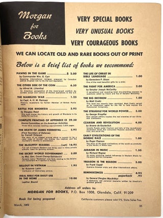 The Cross and the Flag. Vol. 27, No. 12. March, 1969