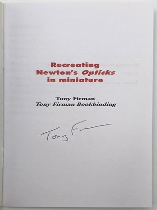 The First Book of Opticks