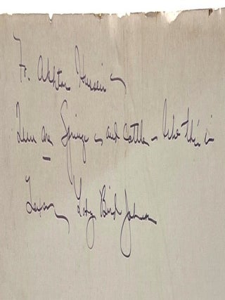 Large Color Photo Inscribed to Akhtar Hussein, 1984