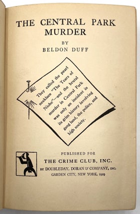 The Central Park Murder