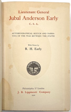 Lieutenant General Jubal Anderson Early C. S. A.