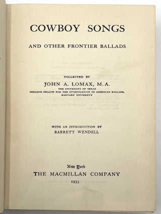 Cowboy Songs