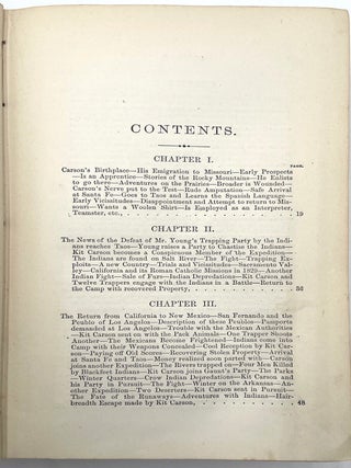 Kit Carson's Life and Adventures