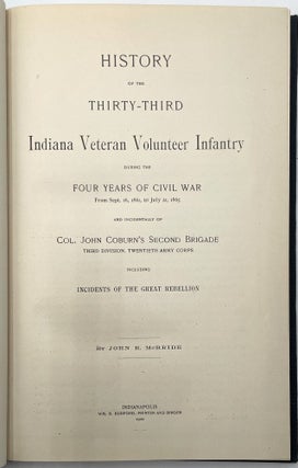 History of the Thirty-Third Indiana Veteran Volunteer Infantry