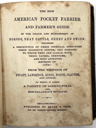 The New American Pocket Farrier and Farmer's Guide