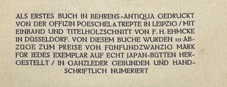 Dichtungen (Poems)