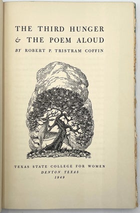The Third Hunger & the Poem Aloud
