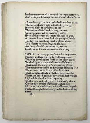 Proof Pages from The Kelmscott Press Edition of Shelley’s “Works” 1894/5