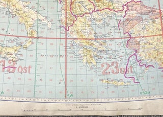 Luftwaffe Map of Western Europe and the Balkans, 1941