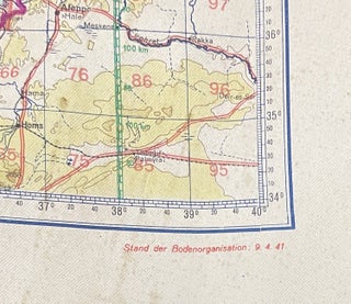 Luftwaffe Map of Western Europe and the Balkans, 1941