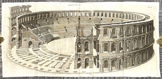 Item #2786 Engraved Plate Depicting Arena di Verona London, 1725. Panvinio Onofrio