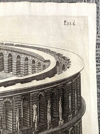 Engraved Plate Depicting Arena di Verona London, 1725