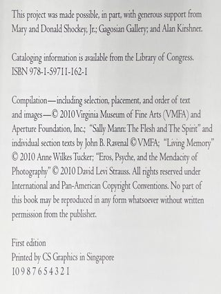 Sally Mann: The Flesh and the Spirit