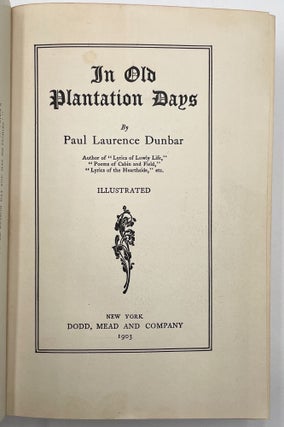 In Old Plantation Days