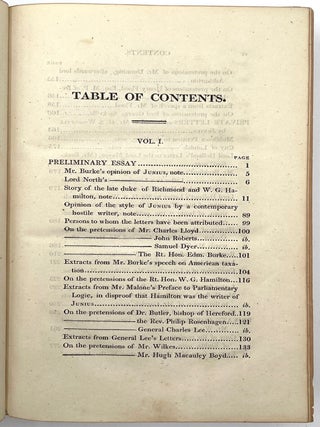 Letters of Junius, 3 Vols.