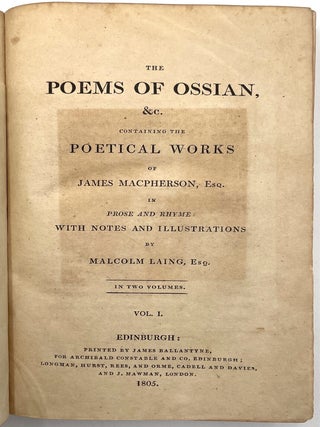 The Poems of Ossian, 2 Vols.