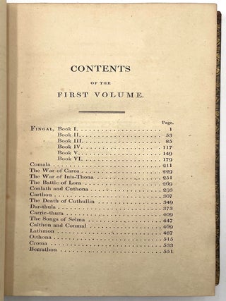 The Poems of Ossian, 2 Vols.