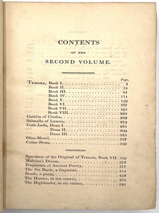 The Poems of Ossian, 2 Vols.