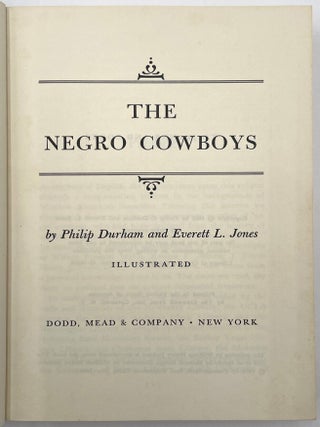 The Negro Cowboys