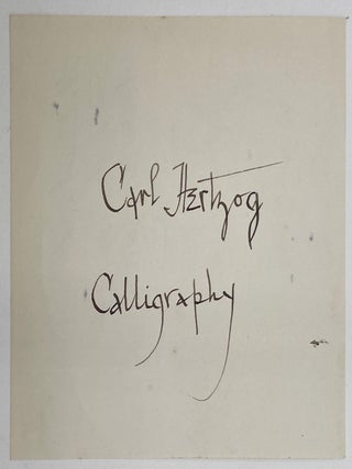 An Englishman's Arizona [Inscribed to Bill Wittliff by Carl Hertzog]