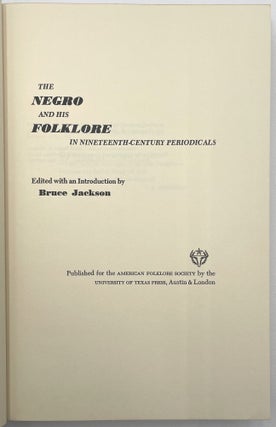 The Negro and his Folklore