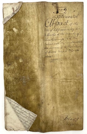 Archive of Manuscript Documents Relating to Various Cheadle Properties, Staffordshire, UK, 1675 – 1810