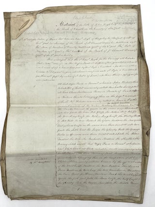 Archive of Manuscript Documents Relating to Various Cheadle Properties, Staffordshire, UK, 1675 – 1810