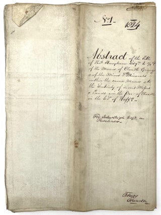Archive of Manuscript Documents Relating to Various Cheadle Properties, Staffordshire, UK, 1675 – 1810