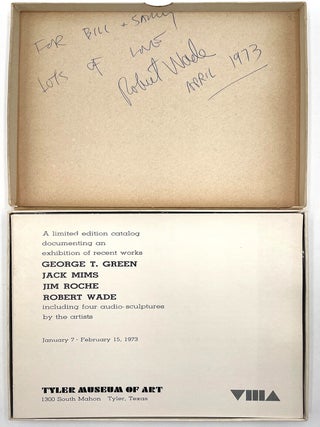 Boxed Exhibition Catalog w/ Signed Records (Tyler Museum of Art)