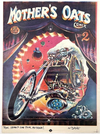 Item #2951 Original Production Art for Mother’s Oats Comix #2, 1971. Dave Sheridan