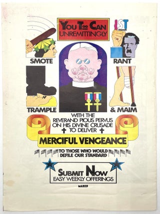Original Production Art for Mother’s Oats Comix #2, 1971