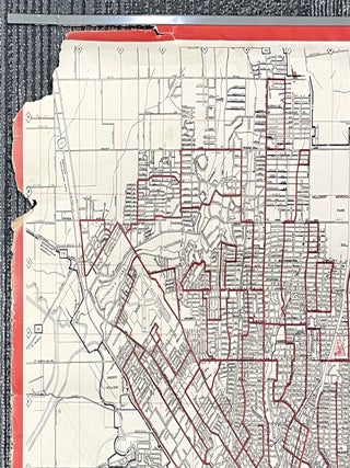 Promotional Calendar and Dallas Area Street Guide Map, 1953
