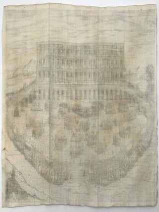 Engraved Plate Depicting a Roman Naumachia, at the Romam Theatre in Verona, Italy, Circa 1764